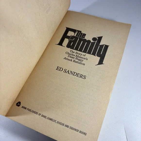 The Family - Ed Sanders Manson Murders Avon 1st Paperback 1972 - Picture 5 of 6